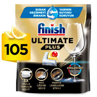 Finish Ultimate Plus Limon Tablet Bulaşık Makinesi Deterjanı 105 Adet