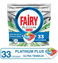 Fairy Plus Ultra Tablet Bulaşık Makinesi Deterjanı 33 Adet