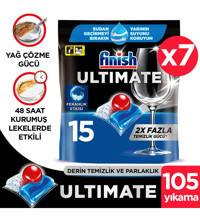 Finish Ultimate Hepsi Bir Arada Tablet Bulaşık Makinesi Deterjanı 3x60 Adet