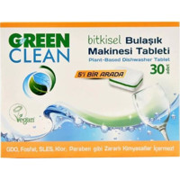 Green Clean Tablet Bulaşık Makinesi Deterjanı 30 Adet