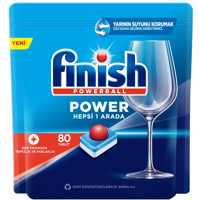 Finish Power Hepsi Bir Arada Tablet Bulaşık Makinesi Deterjanı 80 Adet
