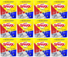 Asperox Sparx Diamond Karbonat-Limon-Sirke Kapsül Bulaşık Makinesi Deterjanı 12x30 Adet