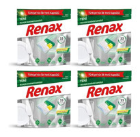 Renax Hepsi Bir Arada Tablet Bulaşık Makinesi Deterjanı 4x33 Adet