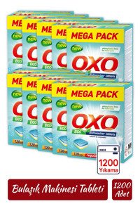 Oxo Hepsi Bir Arada Tablet Bulaşık Makinesi Deterjanı 10x120 Adet
