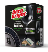 Deep Bright 5'i 1 Arada Tablet Bulaşık Makinesi Deterjanı 12 Adet