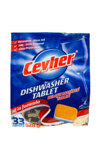 Cevher Tablet Bulaşık Makinesi Deterjanı 33 Adet