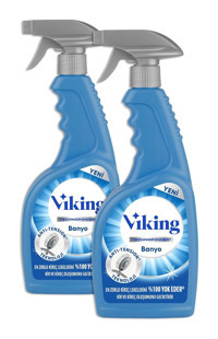 Viking Technopower Banyo Sprey Mutfak Ve Banyo Temizleyici 2x750 ml