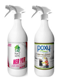 Poxy Ağır Yağ Çözücü Sprey Mutfak Ve Banyo Temizleyici 2x1 lt