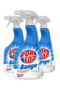 Porçöz Sprey Mutfak Ve Banyo Temizleyici 3x750 ml