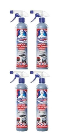 Highgenic Fırın Ocak Köpük Mutfak Ve Banyo Temizleyici 4x500 ml