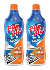Porçöz Ekstra Güçlü Sıvı Mutfak Ve Banyo Temizleyici 2x1 lt