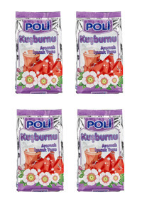 Poli Kuşburnu Aromalı İçecek Tozları 4x300 gr