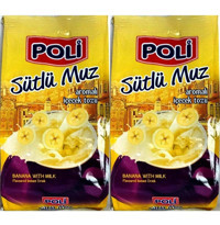 Poli Sütlü Muz Aromalı İçecek Tozları 2x250 gr