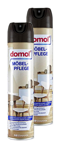 Domol Mobilya Bakım Spreyi Ahşap Temizleyici 2x300 ml