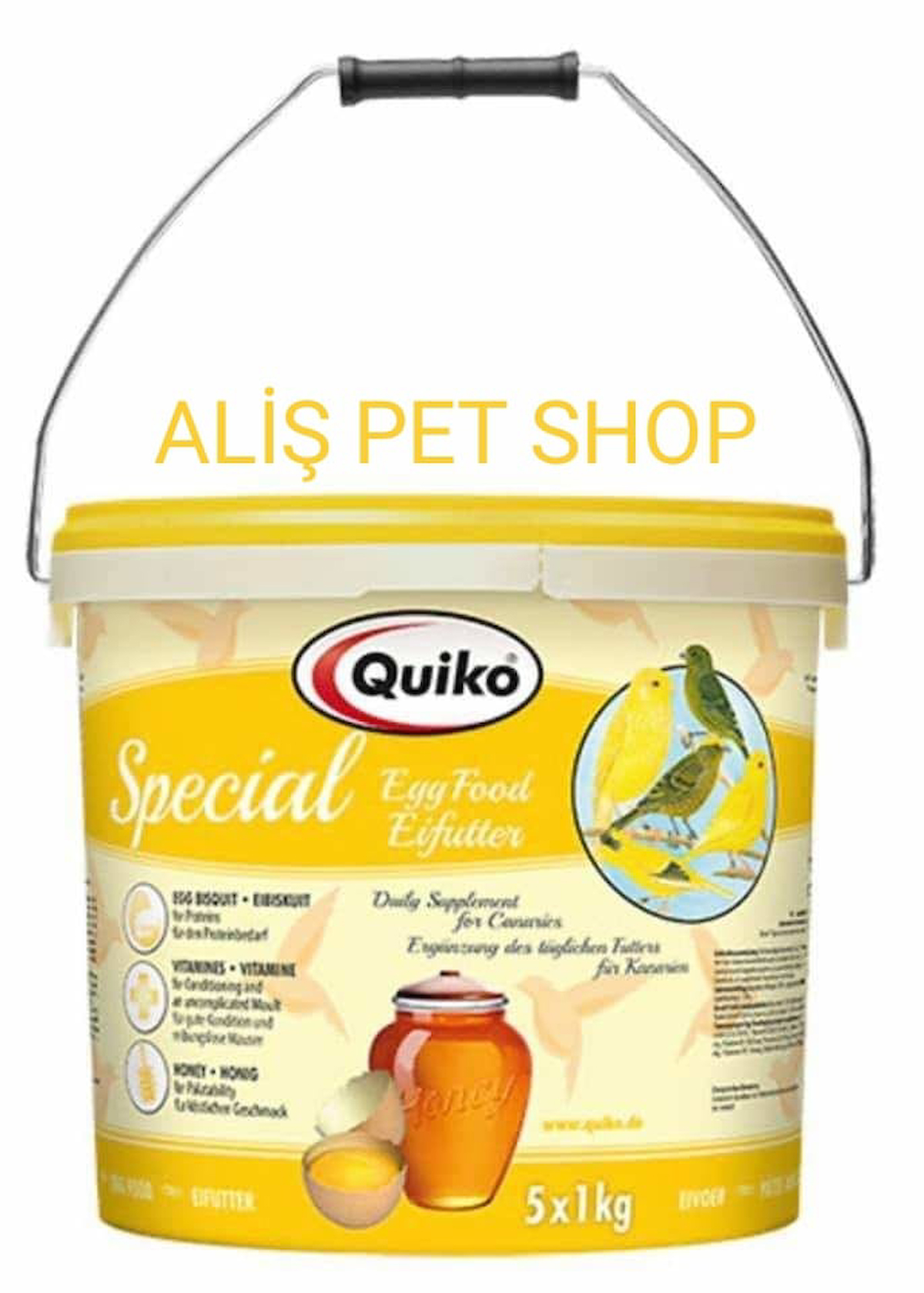 Quiko Kabuklu Karışık Vitaminli Kuş Yemi 1 kg