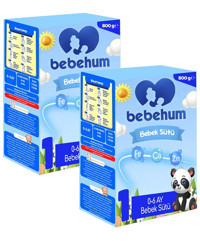 Bebehum Yenidoğan Probiyotikli 1 Numara Devam Sütü 2x800 gr