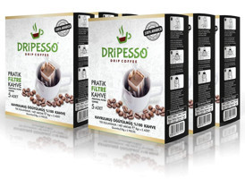 Dripesso Kahve Blend Sade Aromalı Arabica Öğütülmüş Filtre Kahve 5x8 gr