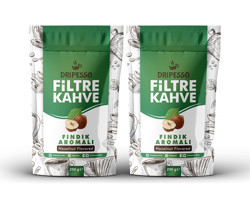 Dripesso Fındık Aromalı Arabica Öğütülmüş Filtre Kahve 2x250 gr