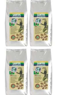 Kahve Dünyası Santos Sade Aromalı Santos Öğütülmüş Filtre Kahve 4x1 kg