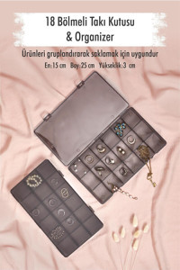 Ews Tek Katlı Takı Organizeri Gri