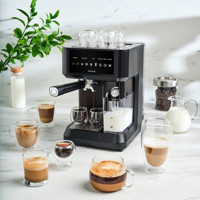 Karaca MyCoffee Barista S10 1350 W Plastik Tezgah Üstü Tam Otomatik Espresso Makinesi Siyah