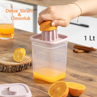 Porsima Mor Kapaklı Plastik Sürahi 1 lt