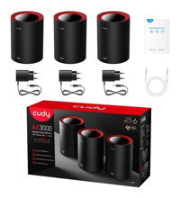 Cudy Kablosuz 2.4 Ghz-5 Ghz Dual Band Access Point Router 3000 Mbps Menzil Genişletici