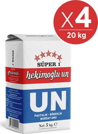 Hekimoğlu Pastalık Böreklik Buğday Unu 4x5 kg