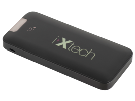 Ixtech Pb022 10000 mAh Hızlı Şarj Dijital Göstergeli Lighthing - Type C Çoklu Bağlantı Powerbank Siyah
