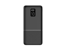 Logia P10 10000 mAh Hızlı Şarj Dijital Göstergeli Type C Çoklu Bağlantı Powerbank Siyah