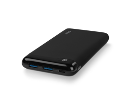 Ttec 2Bb185S 10000 mAh Hızlı Şarj Dijital Göstergeli USB C Çoklu Bağlantı Powerbank Siyah