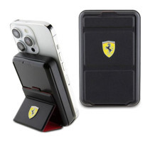 Ferrari 973WP 10000 mAh Hızlı Şarj Mıknatıslı USB Kablosuz Powerbank Siyah