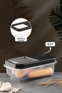 Meleni Home Multibox Dikdörtgen Plastik Saklama Kabı 5 lt