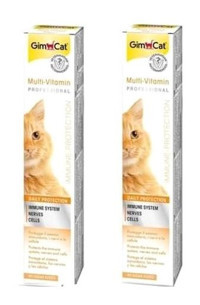 Gimcat Multivitamini Bağışıklık Güçlendirici Kedi Vitamini Jel-Krem 2x20 gr