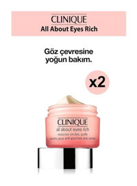 Clinique Aydınlatıcı Tüm Ciltler İçin Göz Çevresi Krem Kavanoz 2x15 ml