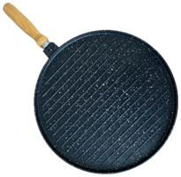 Eva Cook İndüksiyon Döküm 36 cm Grill Tava Gözleme Tava