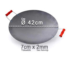 Vakia Döküm 45 cm Kavurma Tava