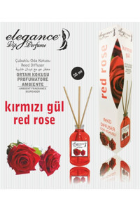 Elegance Vip Perfume Çubuklu Kırmızı Gül Oda Kokusu 55 ml