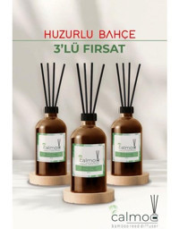 Calmo Çubuklu Huzurlu Bahçe Oda Kokusu 3x110 ml