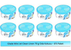 Glade Clean Linen Oda Kokusu 8x70 gr