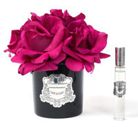Buon Odore Siyah Cam Silver Bordo 5 Gül Oda Kokusu 10 ml