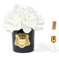 Buon Odore Siyah Cam Gold Beyaz 5 Gül Oda Kokusu 10 ml