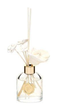 Missi Home Seramik Çiçek Taşlı Çubuklu Oud-Vanilya Oda Kokusu 130 ml