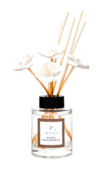 Missi Home Ekru Orkide Taşlı Çubuklu Orkide-Vanilya Oda Kokusu 100 ml