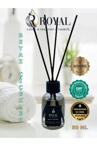 Royal Home Çubuklu Beyaz Çiçekler Oda Kokusu 50 ml