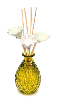 Missi Home Yeşil Kabartmalı Çubuklu Dark Amber Oda Kokusu 200 ml