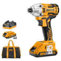 Ingco ING-CIRLI2002 20 V 2 Ah Kömürsüz Darbeli Çift Akülü Vidalama Makinesi