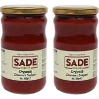 Sade Organik Domates Salçası 2x650 gr