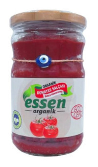Essen Organik Duble Konsantre Organik Domates Salçası 650 gr