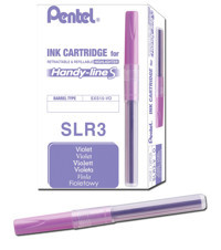 Pentel Slr3-V 12'li Pastel Mor Fosforlu Kalem Seti